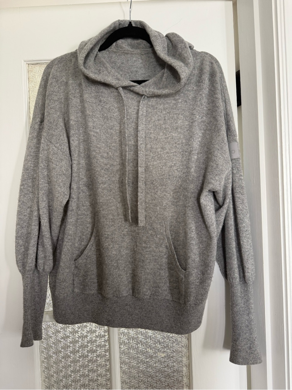 ALO Yoga Gray Cashmere Hoodie